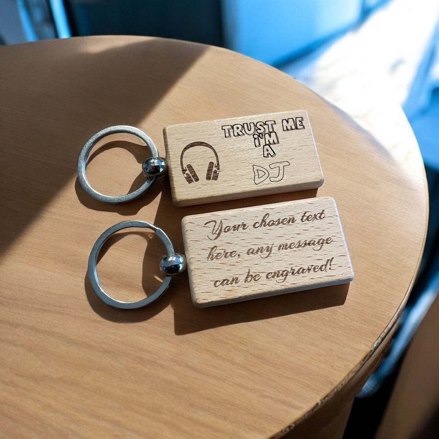 Personalised DJ Keyring Gift