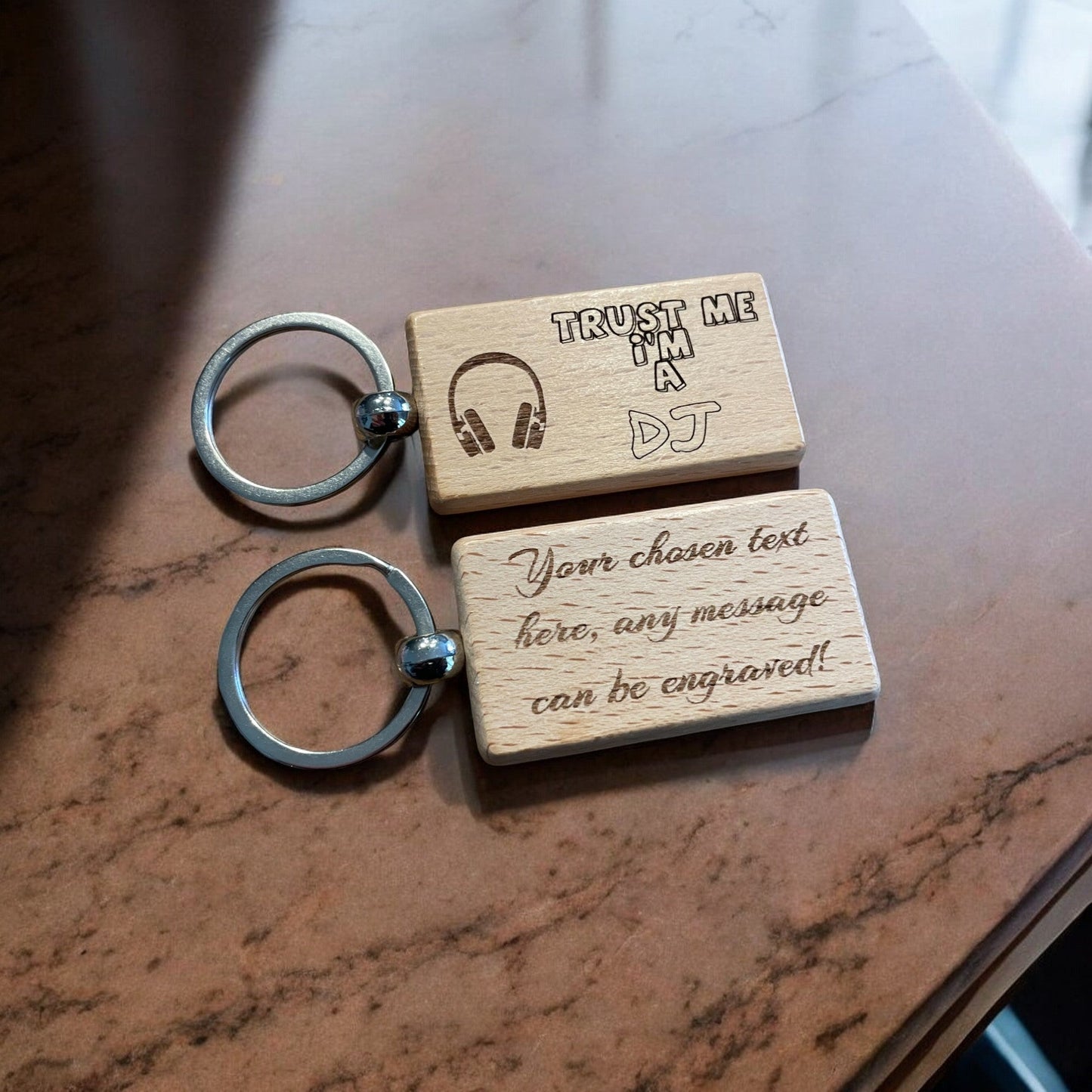 Personalised DJ Keyring Gift