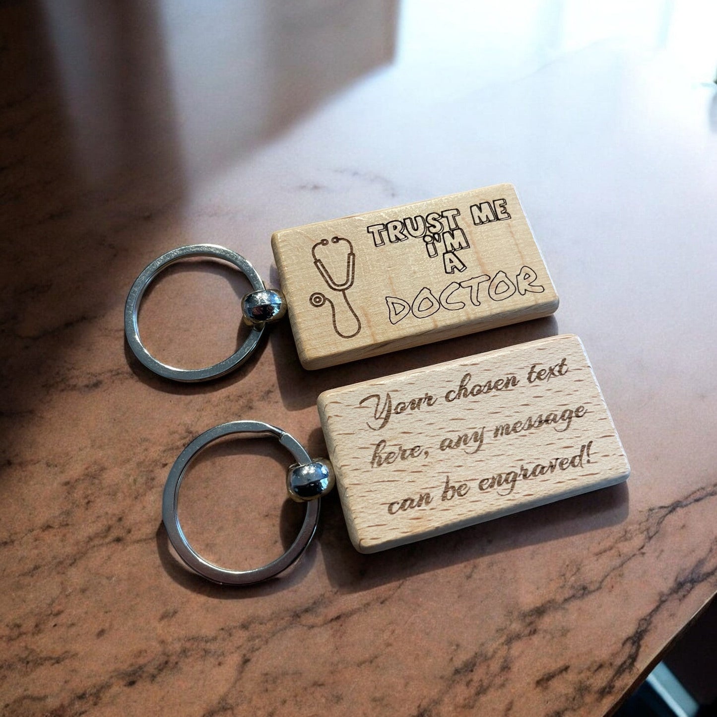 Personalised Doctor Keyring Gift