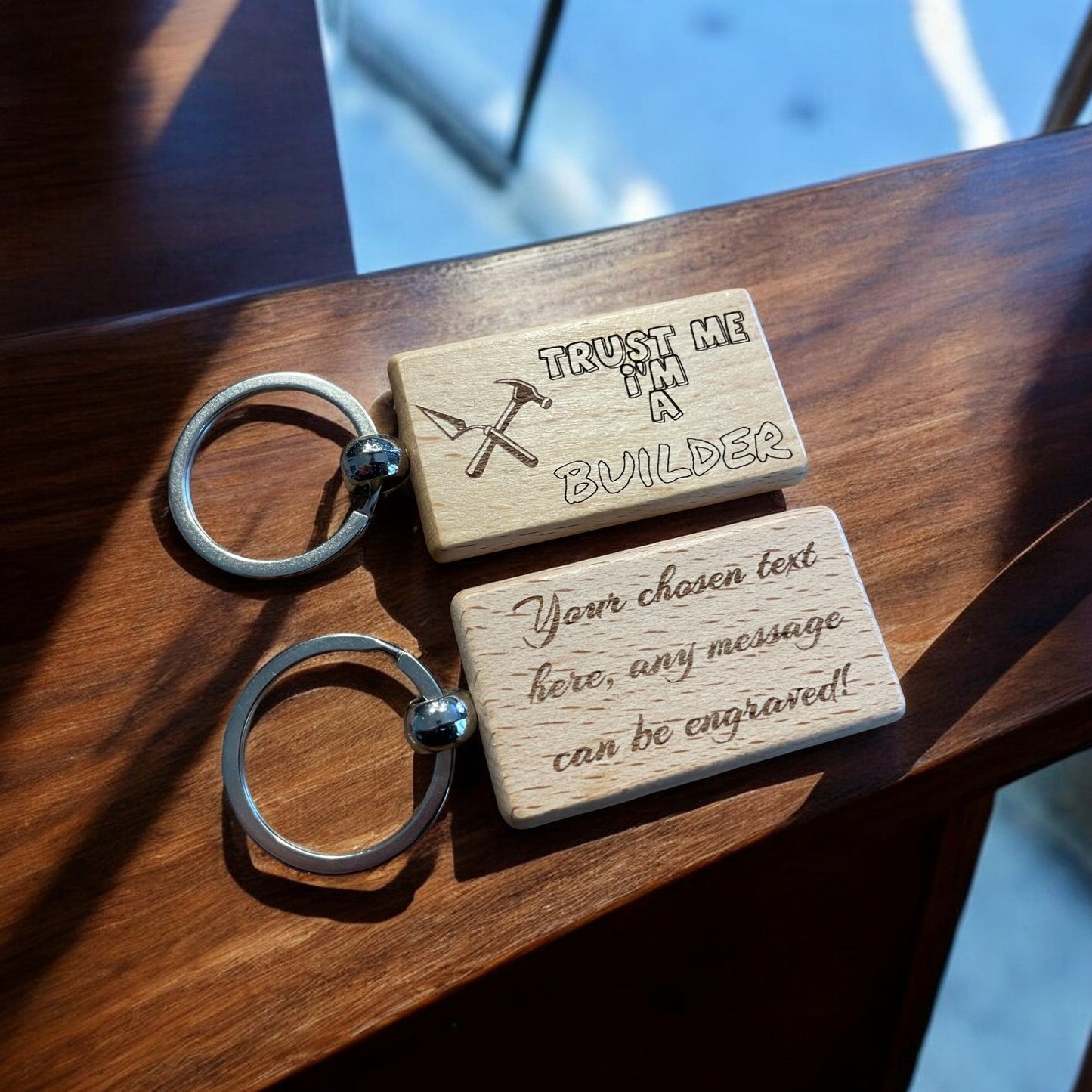 Personalised Gardener Keyring Gift