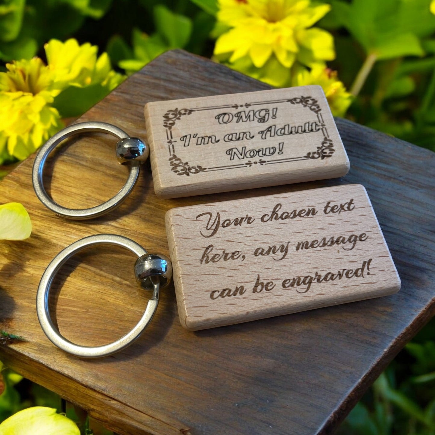 Personalised 18th Birthday Keyring | The Great Gift Idea