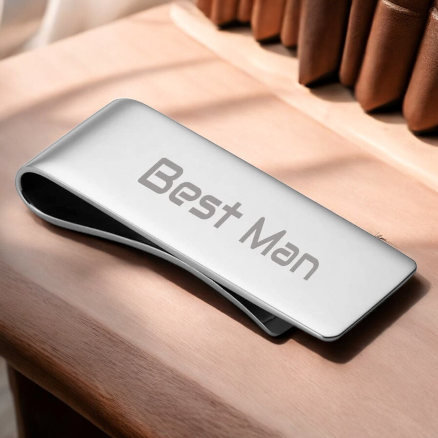 Personalised Best Man Money Clip | The Great Gift Idea