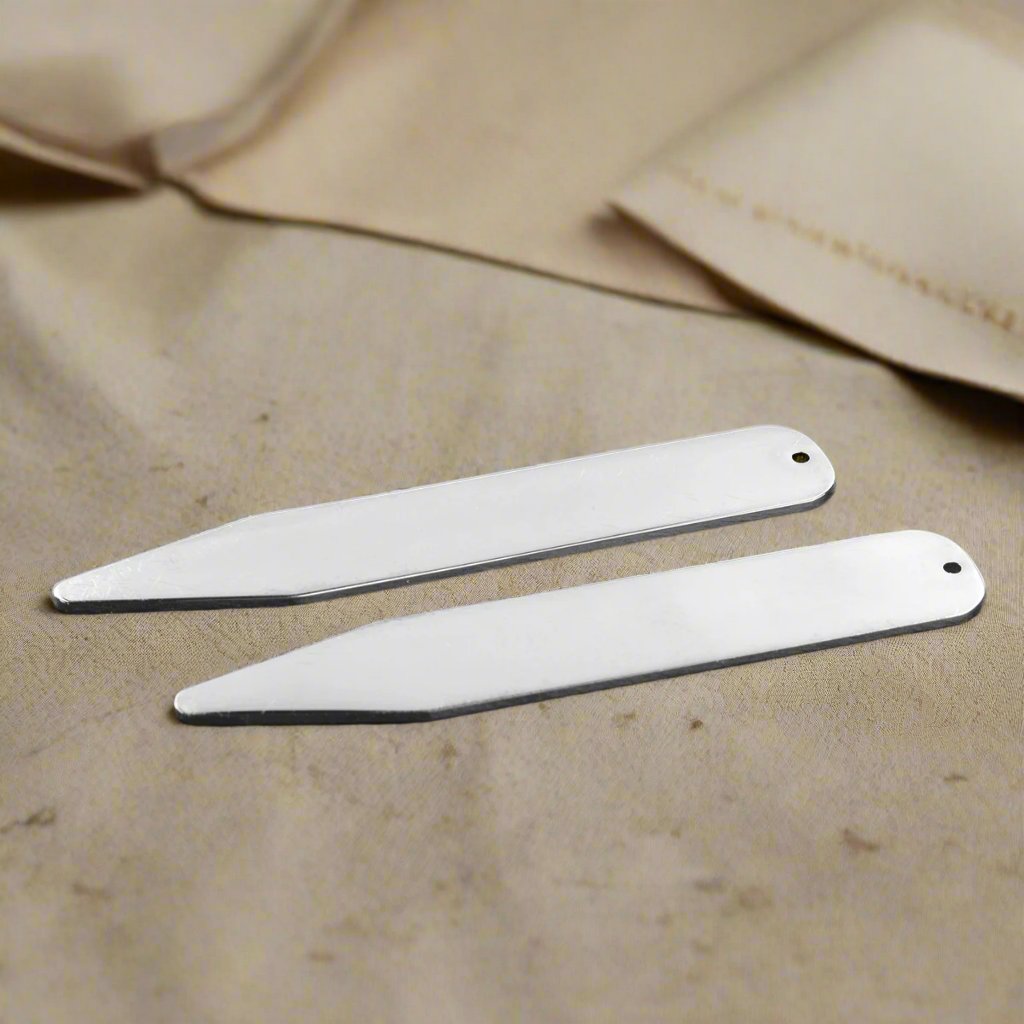 Personalised Collar Stiffeners Stays | The Great Gift Idea