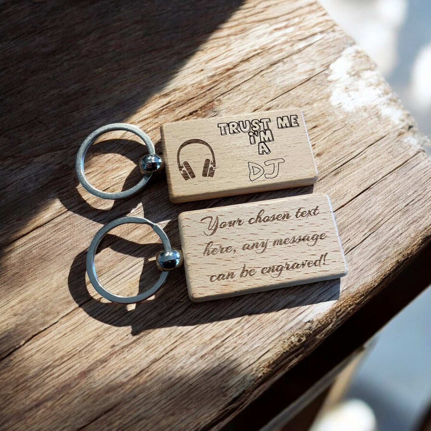 Personalised DJ Keyring | The Great Gift Idea