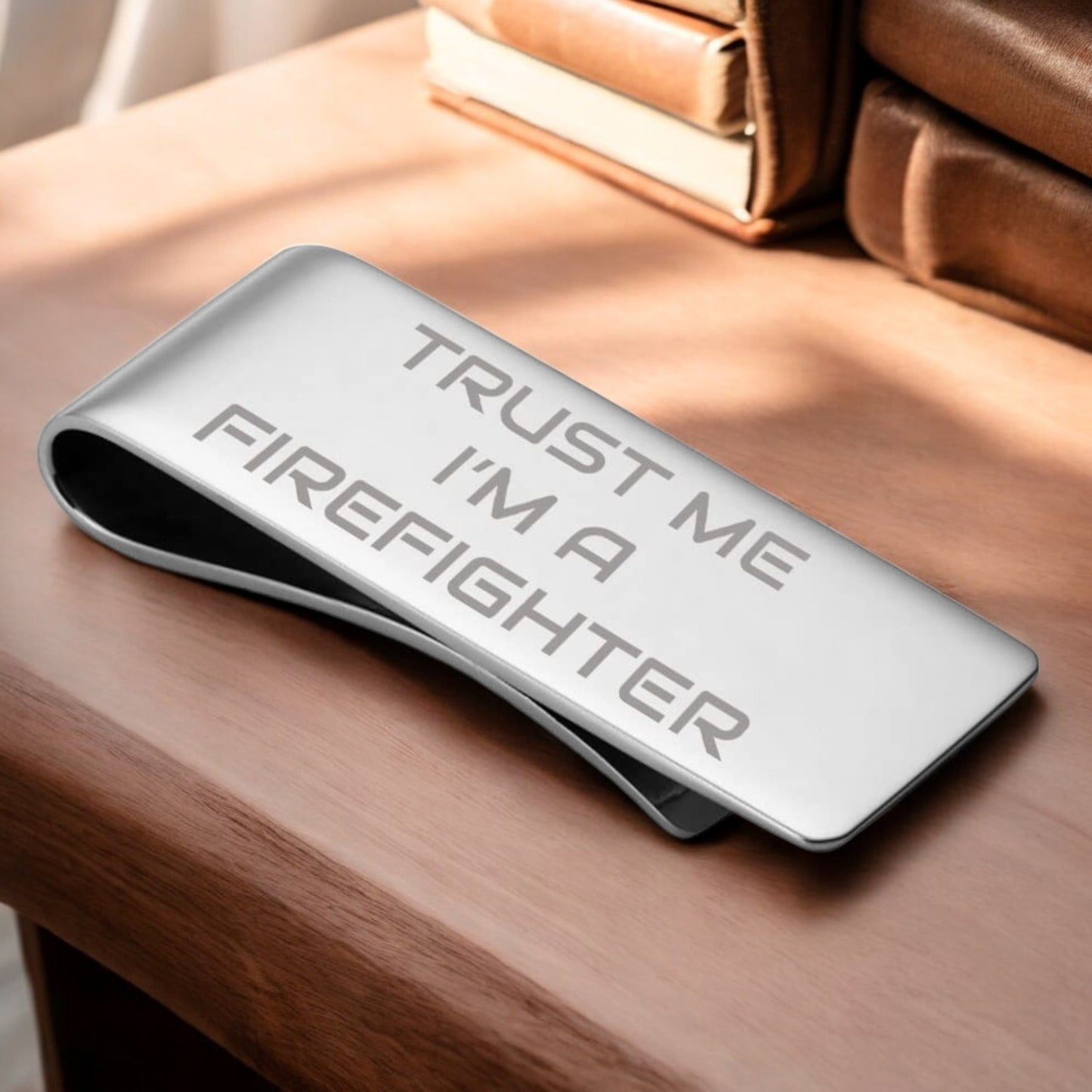 Personalised Firefighter Money Clip | The Great Gift Idea