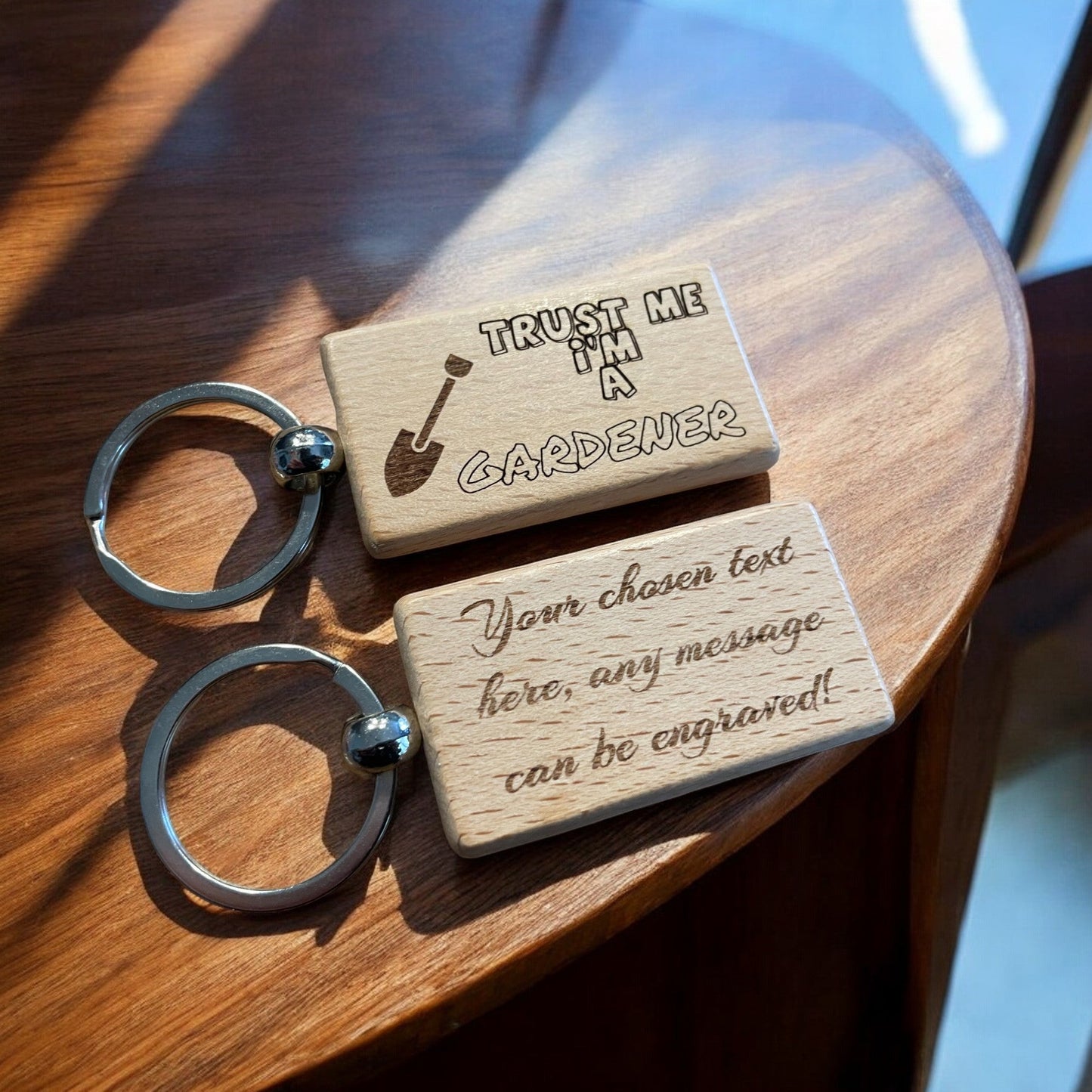 Personalised Gardener Keyring | The Great Gift Idea