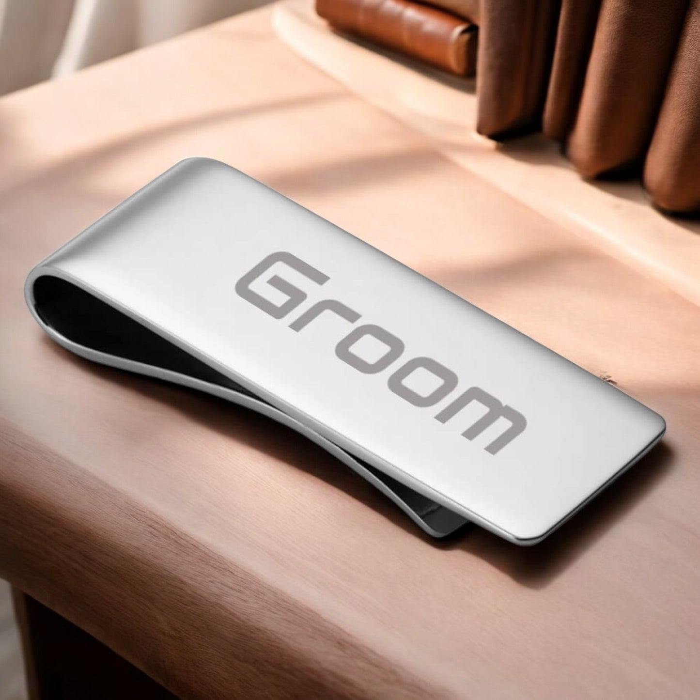 Personalised Groom Money Clip | The Great Gift Idea