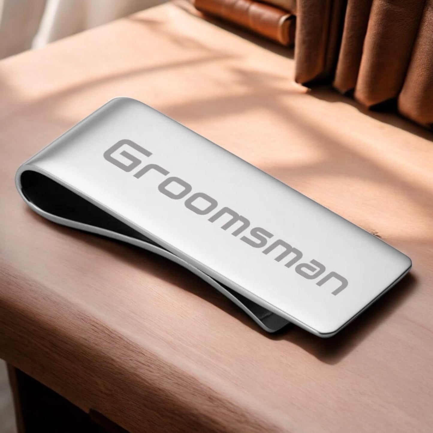 Personalised Groomsman Money Clip | The Great Gift Idea