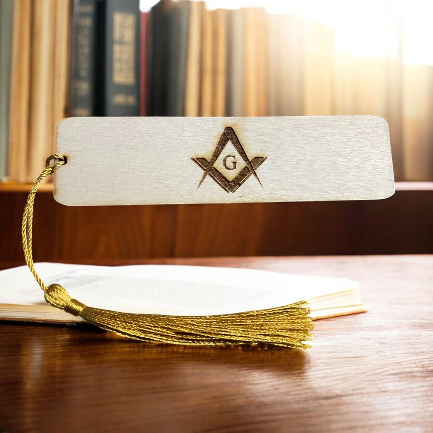 Personalised Masonic Compass with G Bookmark | The Great Gift Idea