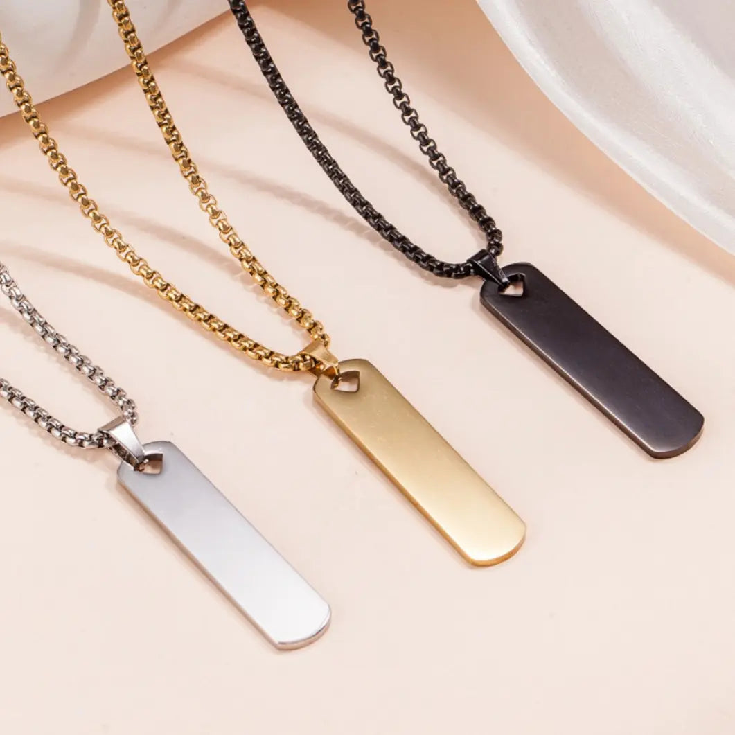 Personalised Mens Necklace | The Great Gift Idea