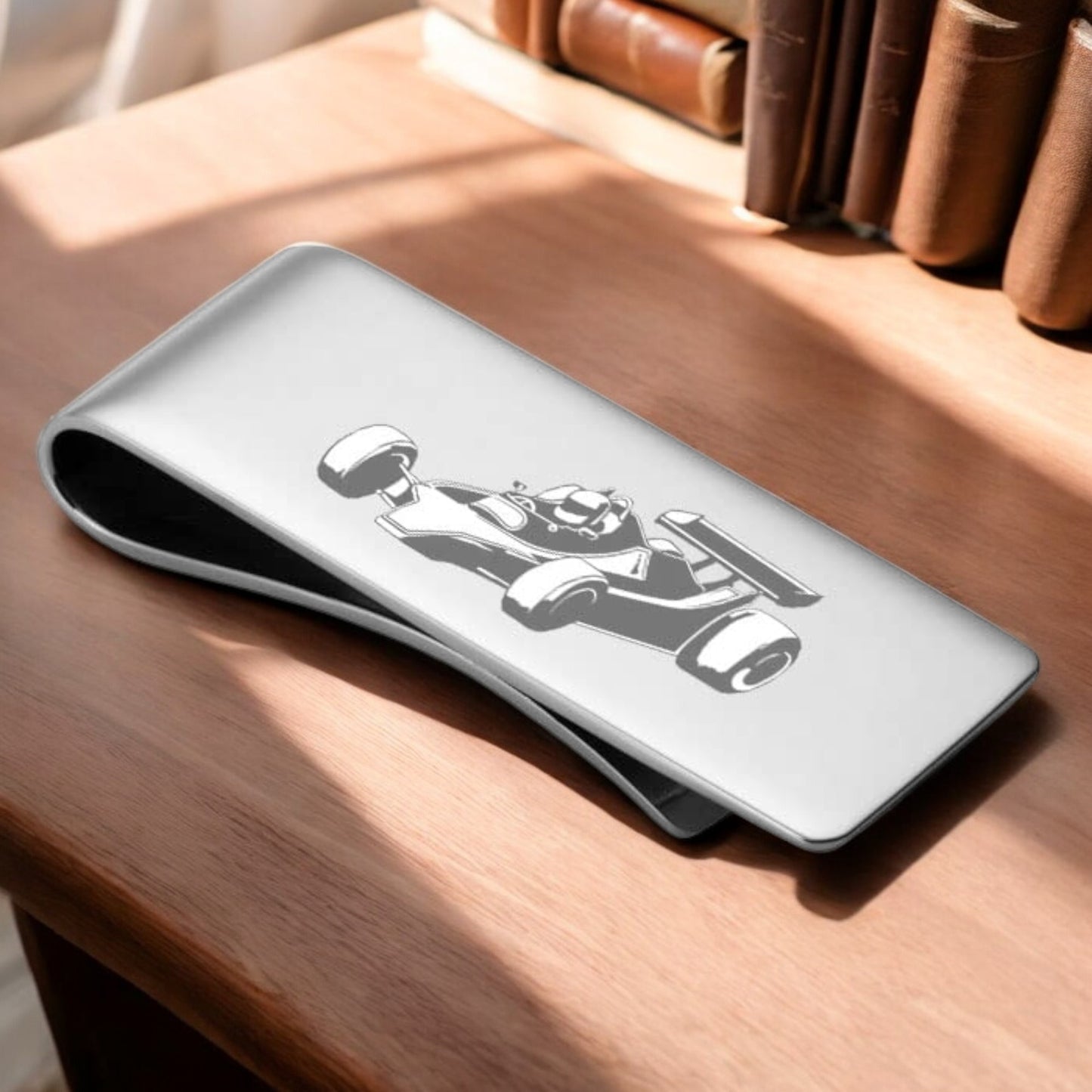 Personalised Motor Racing Car Money Clip | The Great Gift Idea