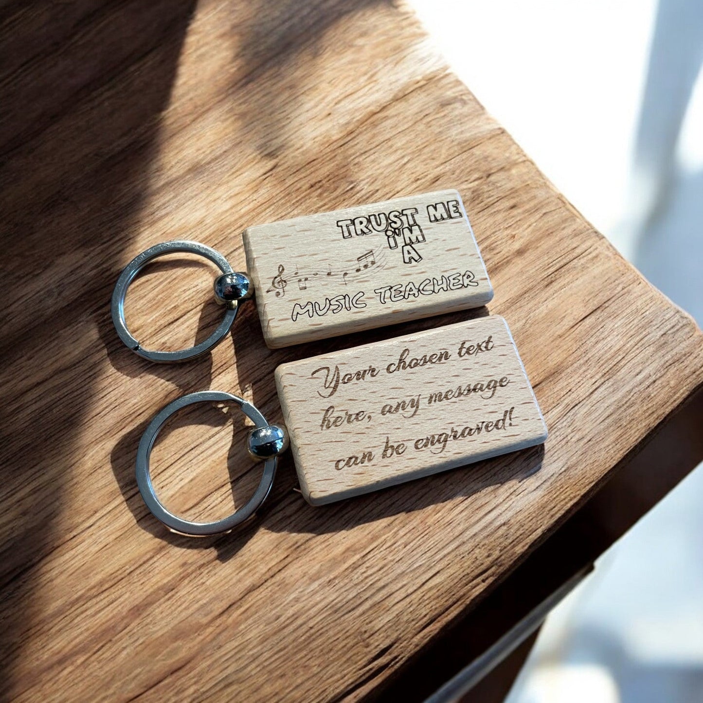 Personalised Music Teacher Keyring | The Great Gift Idea
