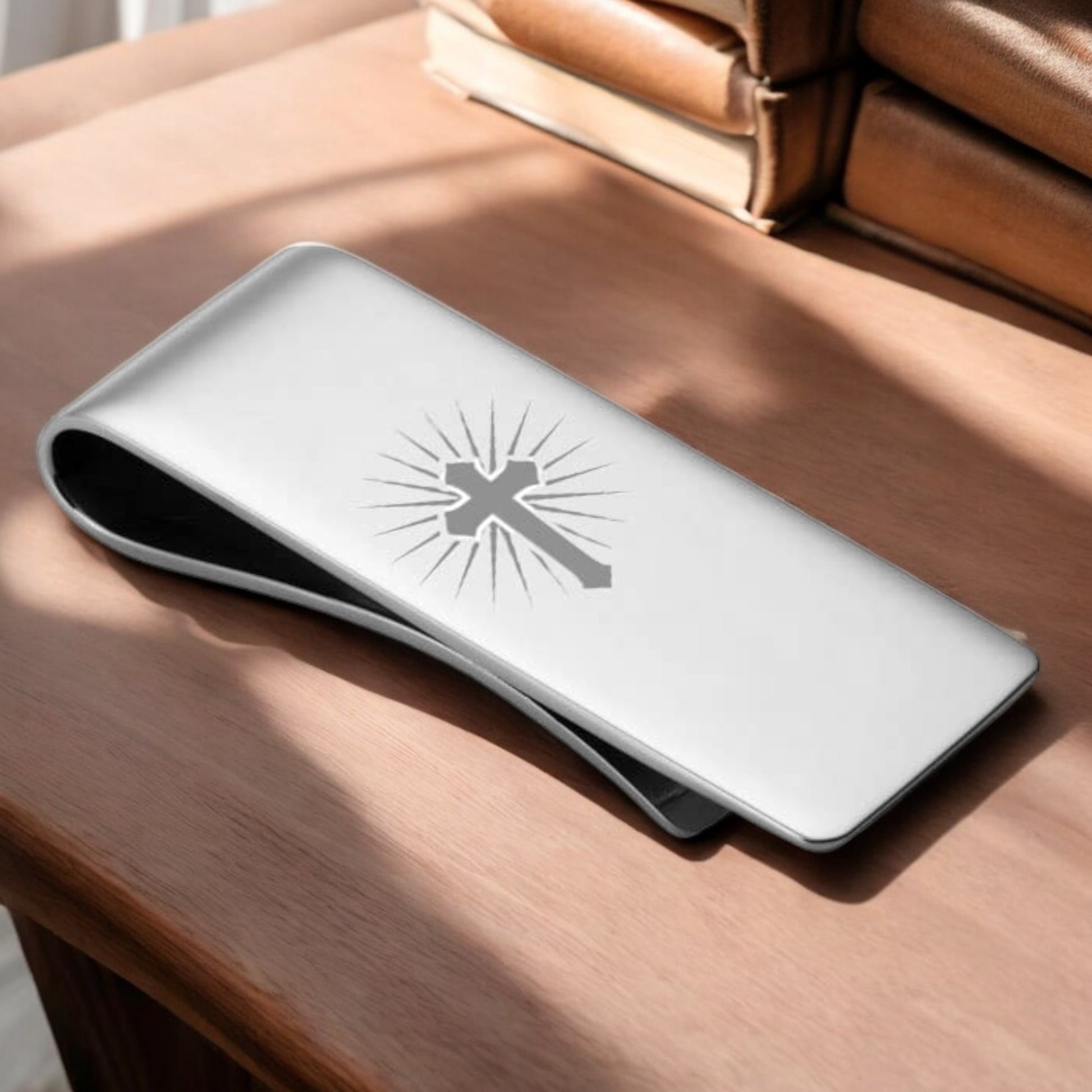 Personalised Religious Cross Money Clip | The Great Gift Idea