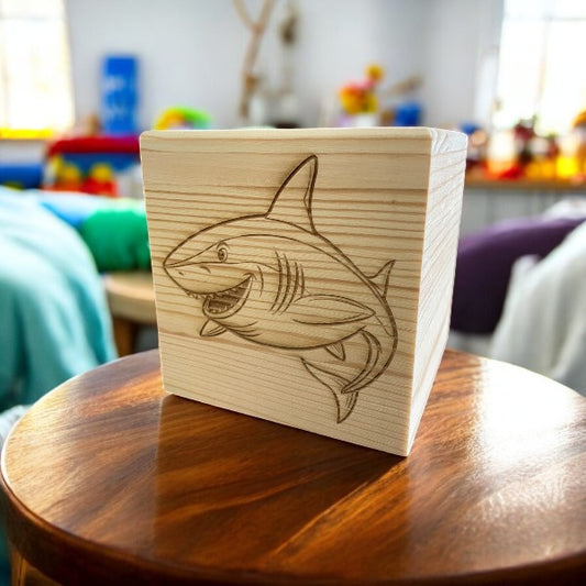 Personalised  Shark Money Box – Perfect Piggy Bank for Kids | The Great Gift Idea
