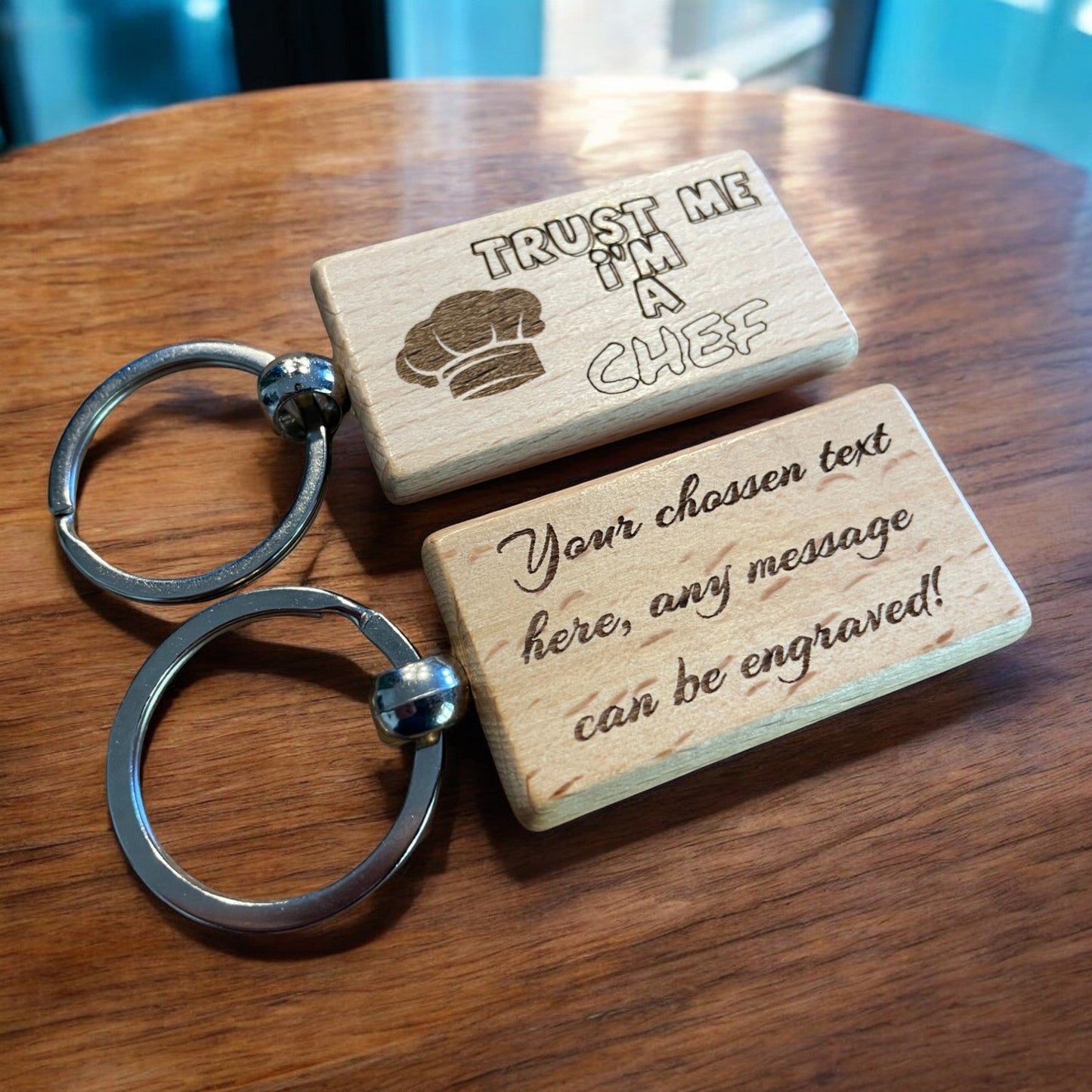 Personalised Trust Me, Im a Chef Keyring | The Great Gift Idea