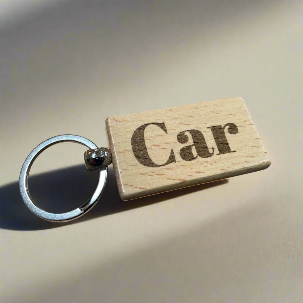 Personalised Car Keyring | The Great Gift Idea