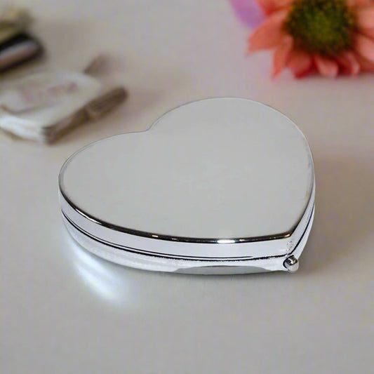 Heart Shaped Handbag Mirror