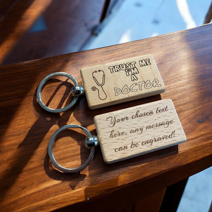 Personalised Doctor Keyring Gift