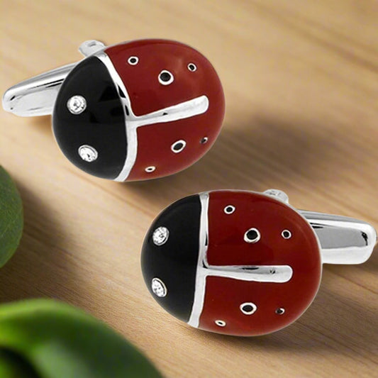 Ladybird  Cufflinks - The Great Gift Idea