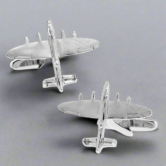 Lancaster Bomber Aeroplane Cufflinks - The Great Gift Idea