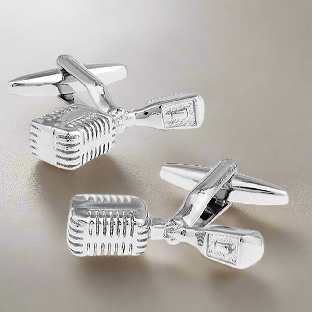 Microphone Cufflinks - The Great Gift Idea