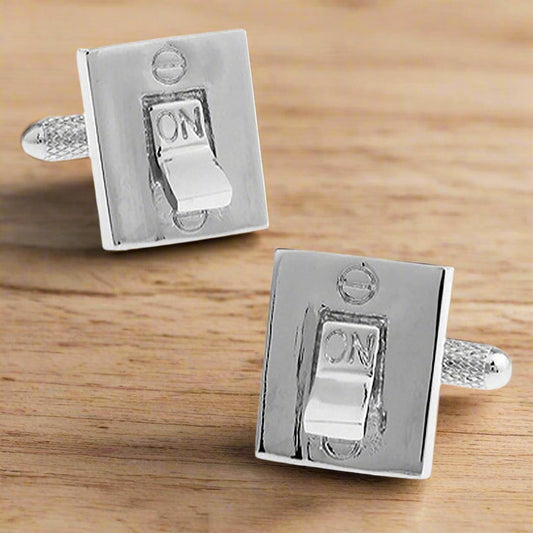 On/Off Switch Cufflinks - The Great Gift Idea
