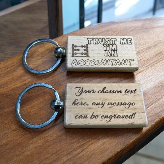 Personalised Accountant Keyring  | The Great Gift Idea