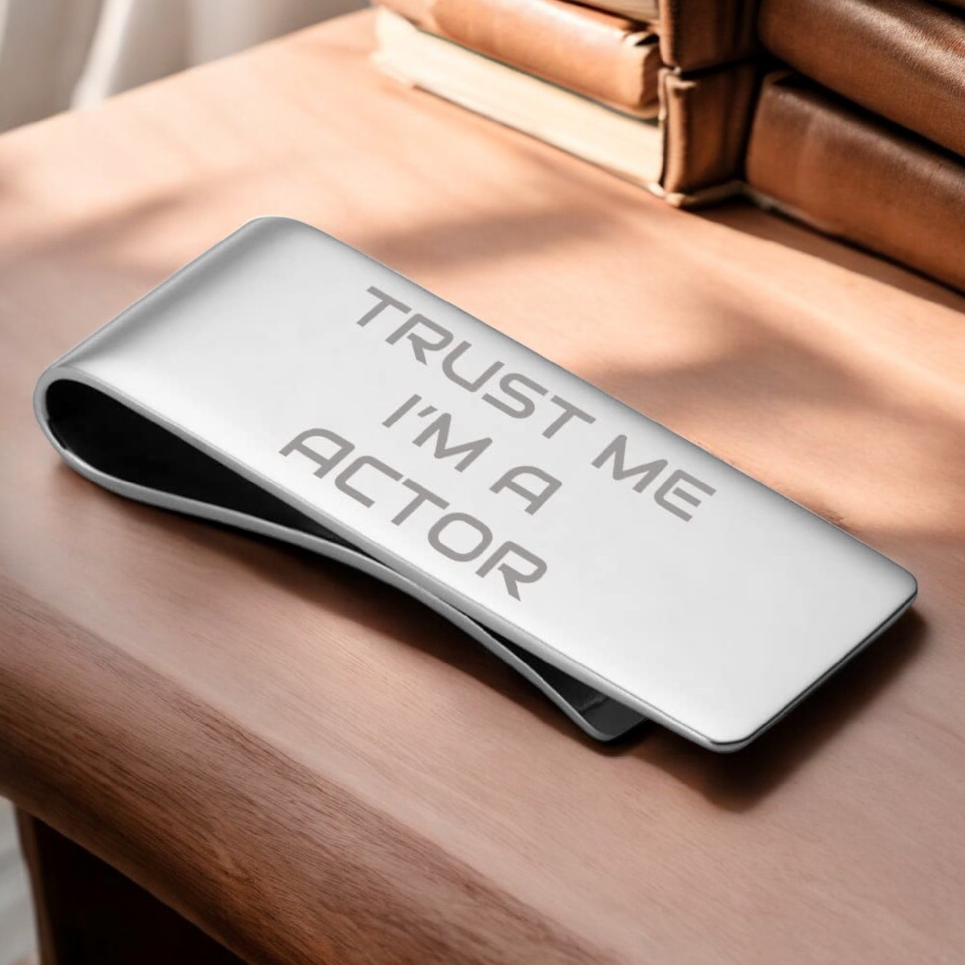 Personalised Actor Money Clip | The Great Gift Idea