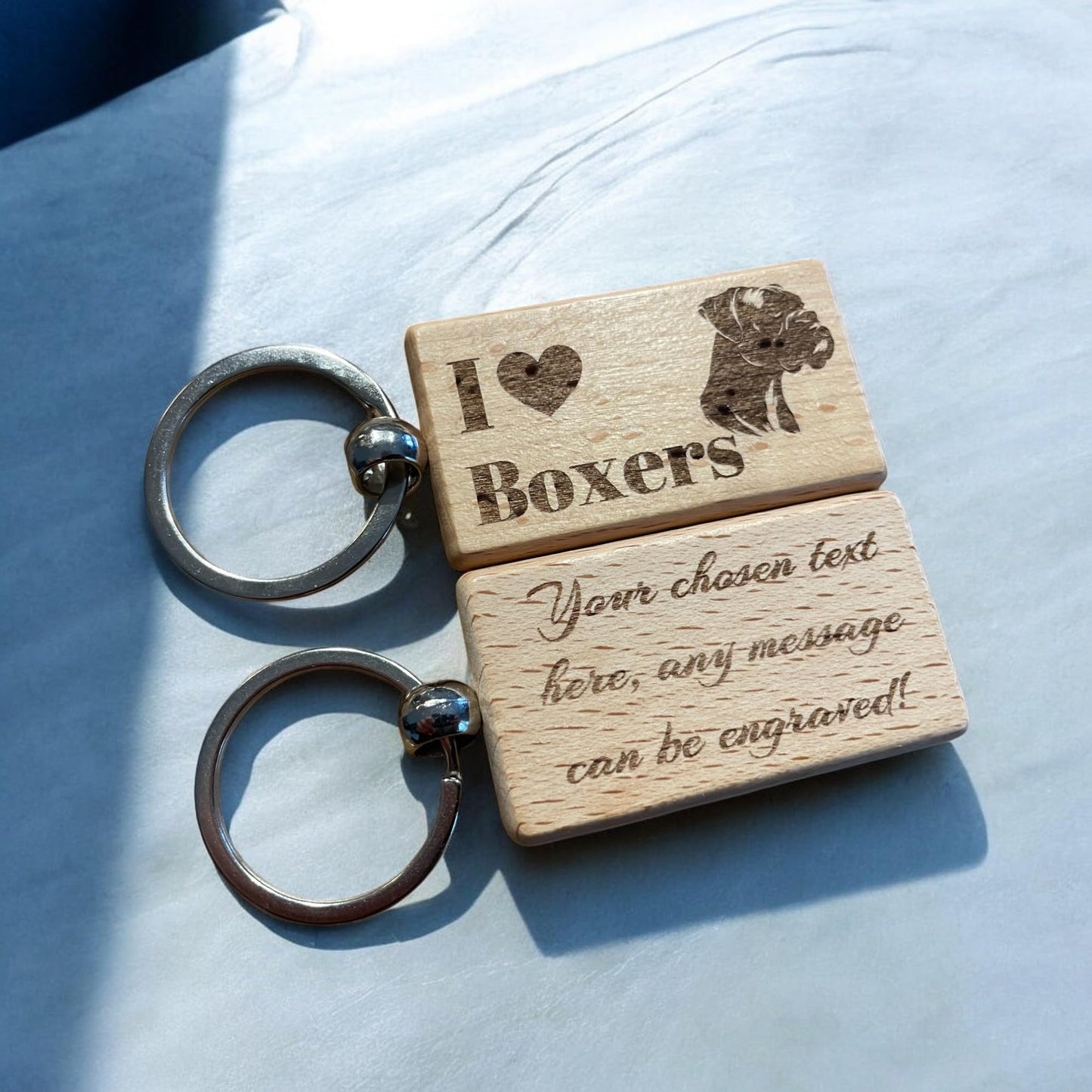Personalised Boxer Dog Keyring | The Great Gift Idea
