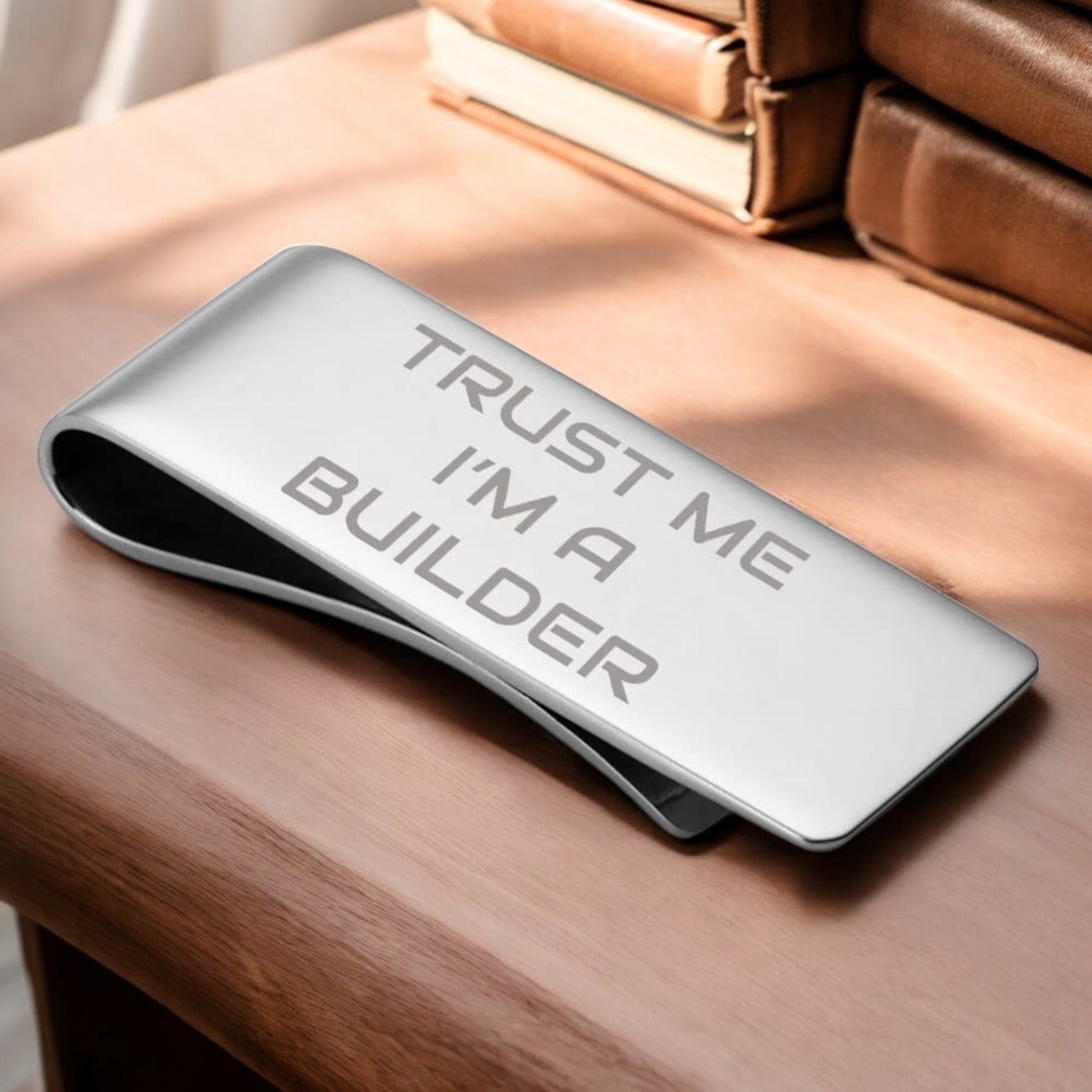 Personalised Builder Money Clip | The Great Gift Idea