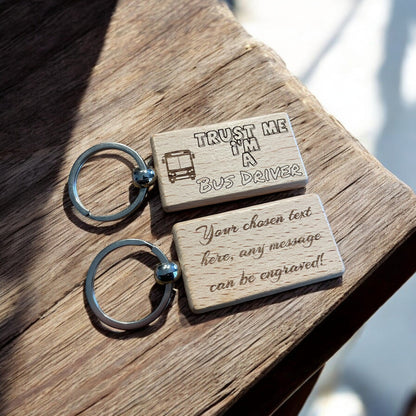Personalised Bus Driver Keyring | The Great Gift Idea