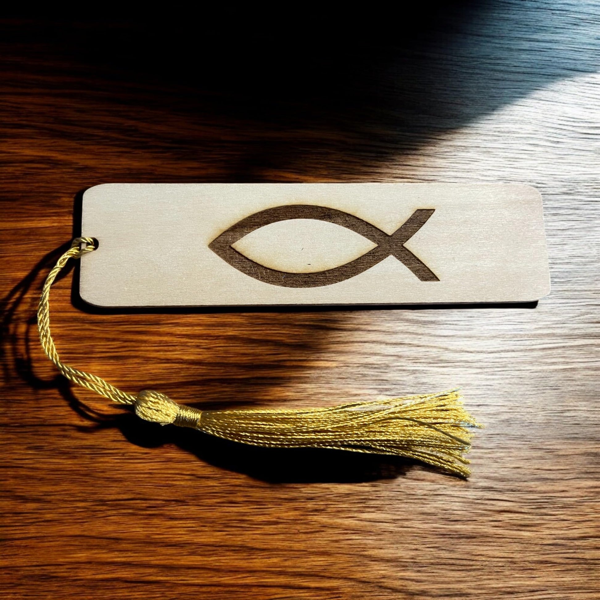 Personalised Christian Fish Symbol Bookmark | The Great Gift Idea