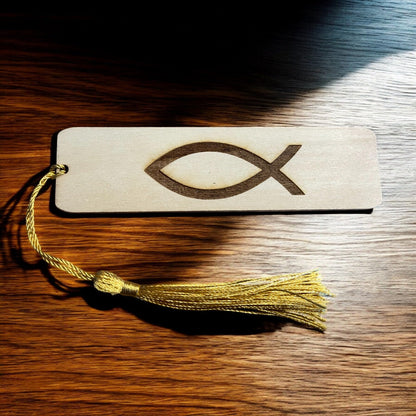 Personalised Christian Fish Symbol Bookmark | The Great Gift Idea