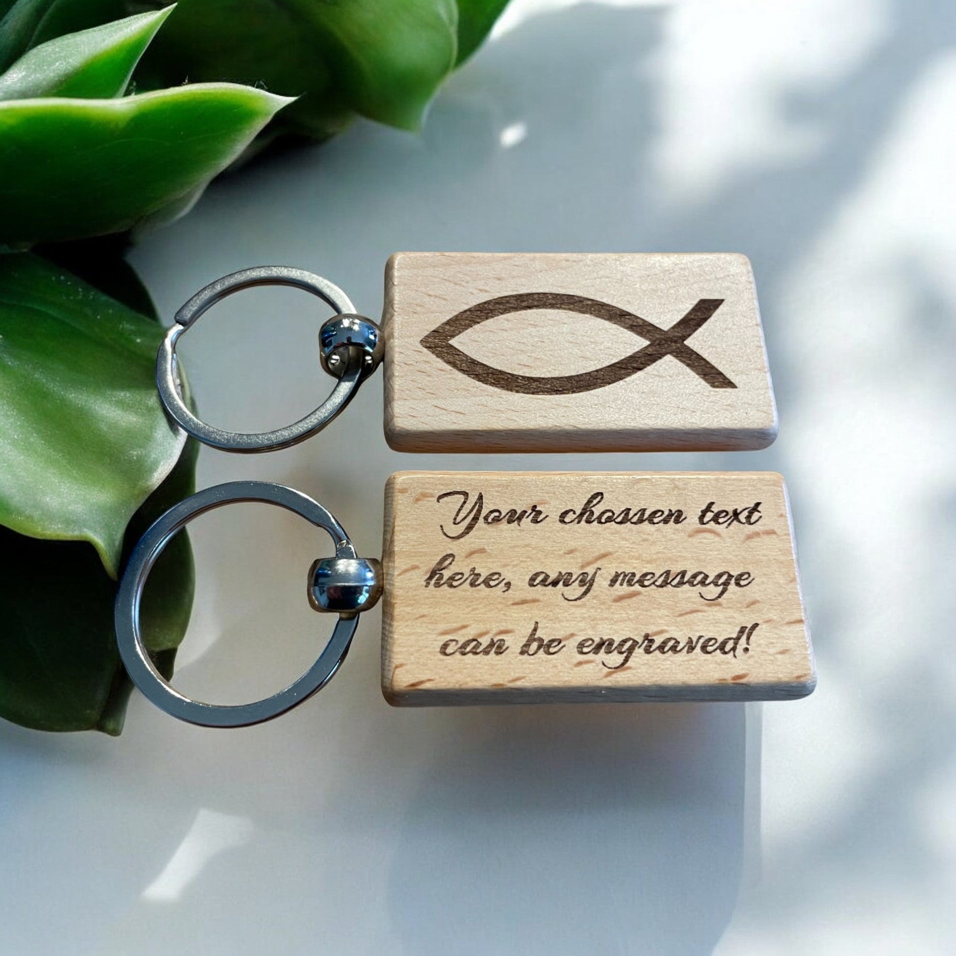 Personalised Christian Keyring | The Great Gift Idea