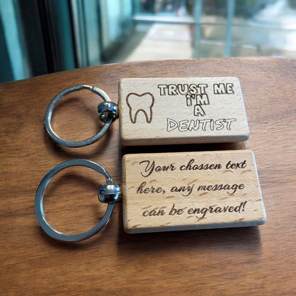 Personalised Dentist Keyring | The Great Gift Idea