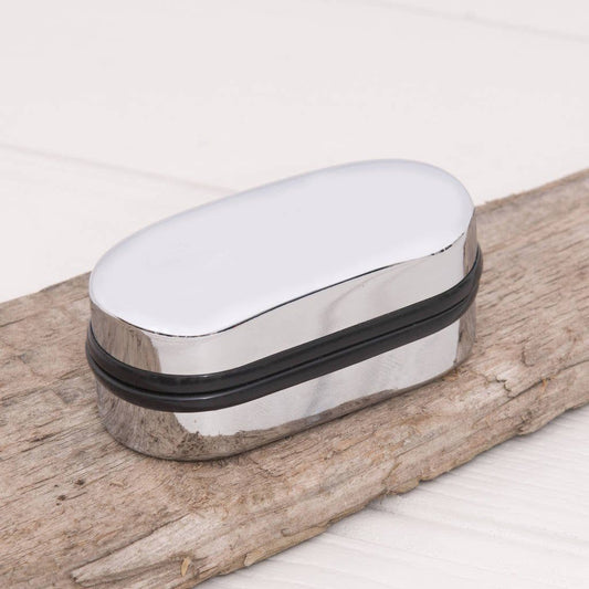 Engraved Chrome Cufflink Box - The Great Gift Idea