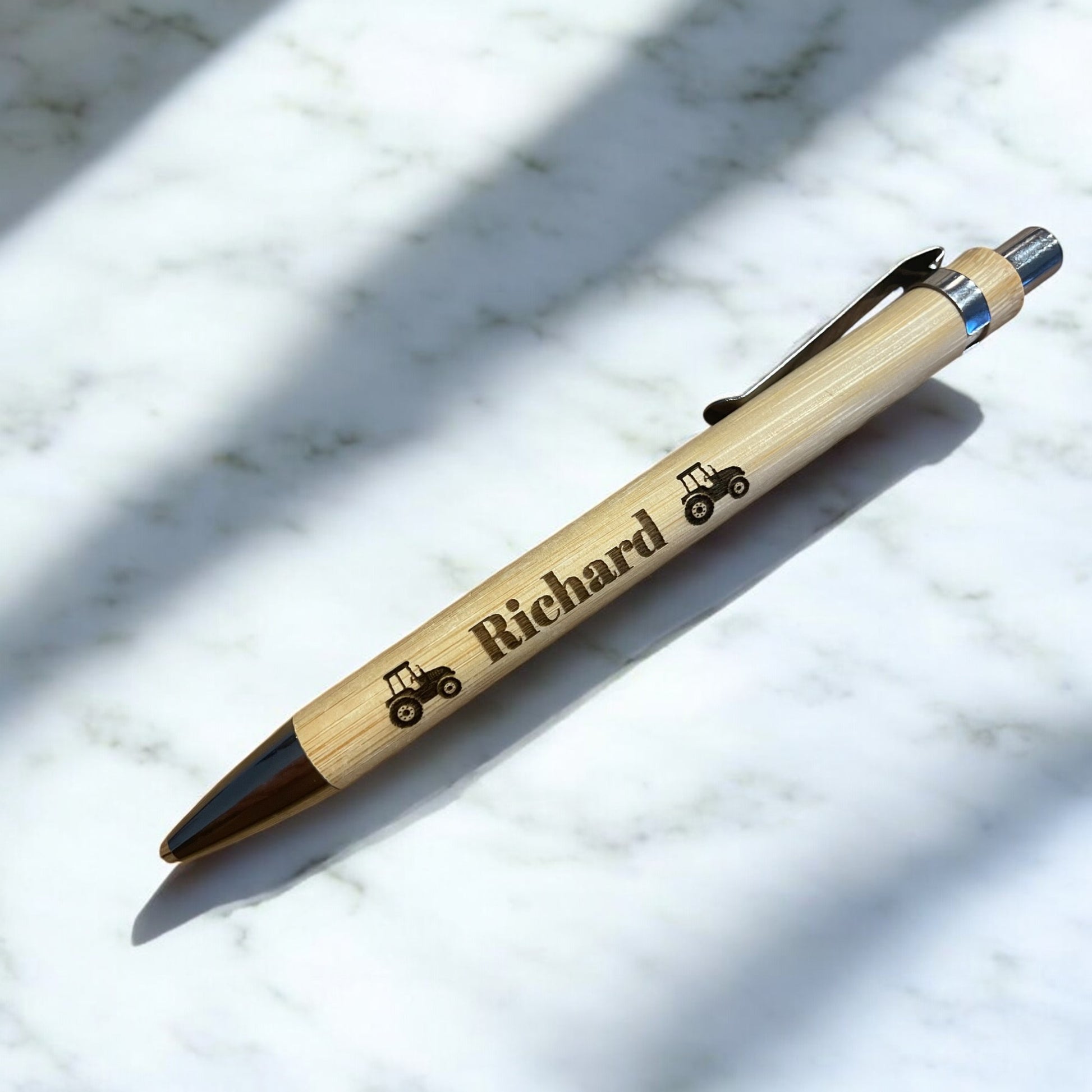 Personalised Farmer with Tractor Pen | The Great Gift Idea