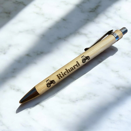 Personalised Farmer with Tractor Pen | The Great Gift Idea