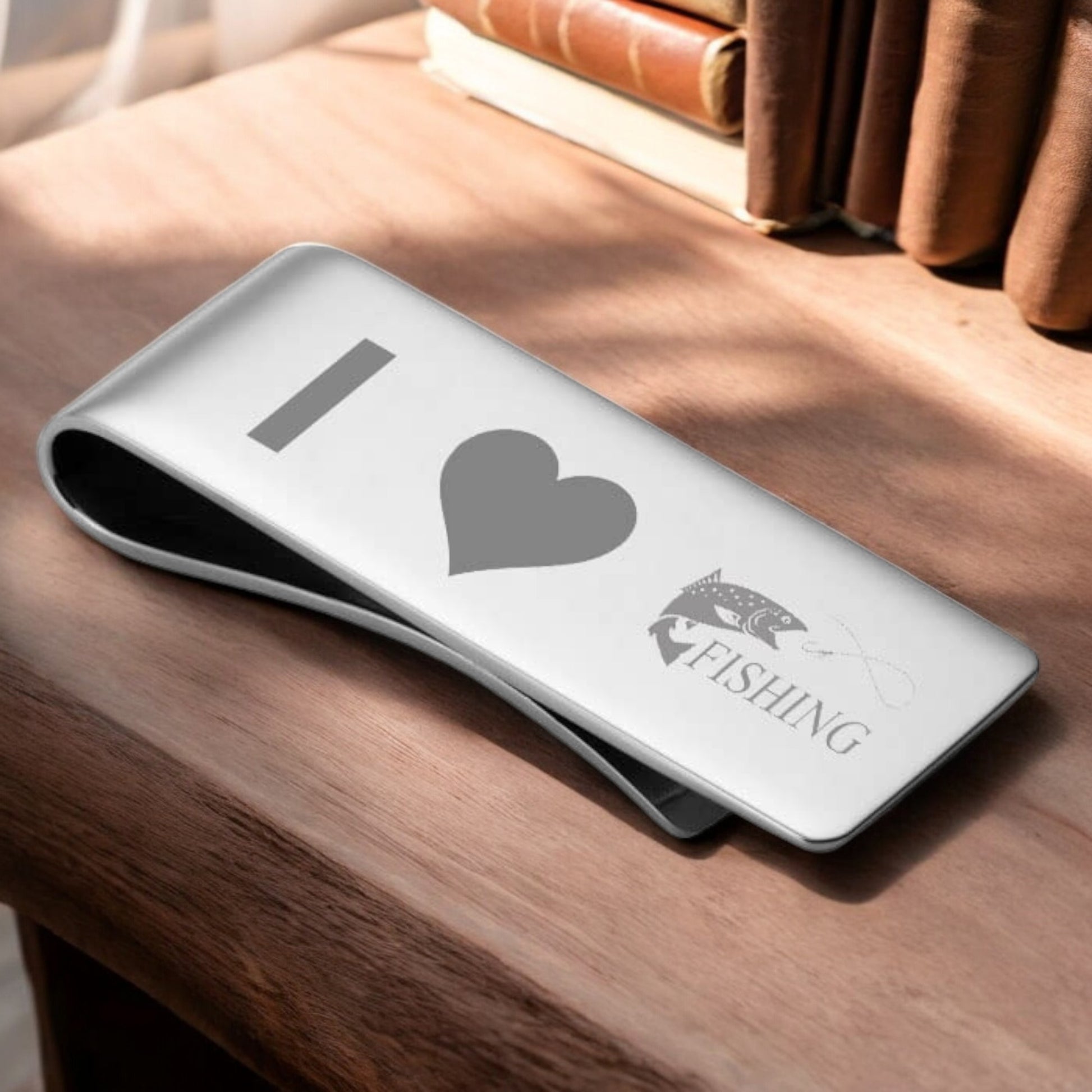Personalised Fishing Money Clip | The Great Gift Idea