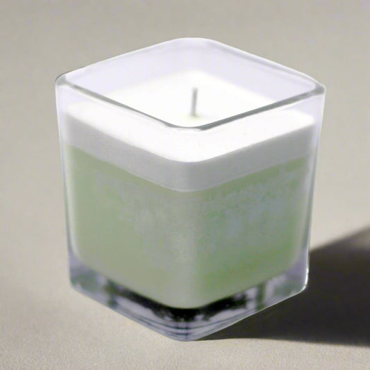 Personalised Green Soy Wax Candle Jar - Bamboo Fragrance | The Great Gift Idea