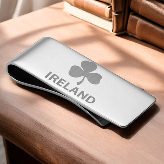 Personalised Irish Ireland Money Clip | The Great Gift Idea