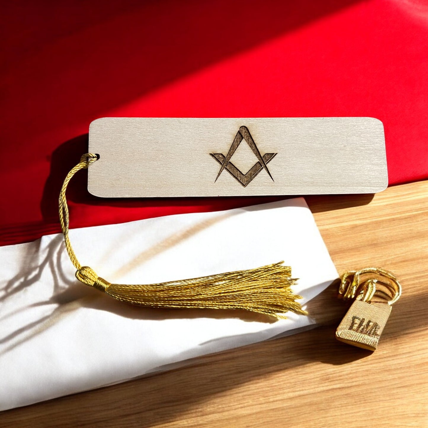 Personalised Masonic Compass Bookmark | The Great Gift Idea