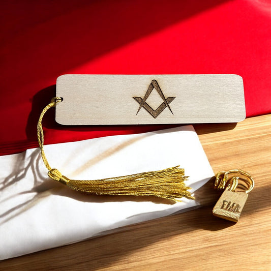 Personalised Masonic Compass Bookmark | The Great Gift Idea