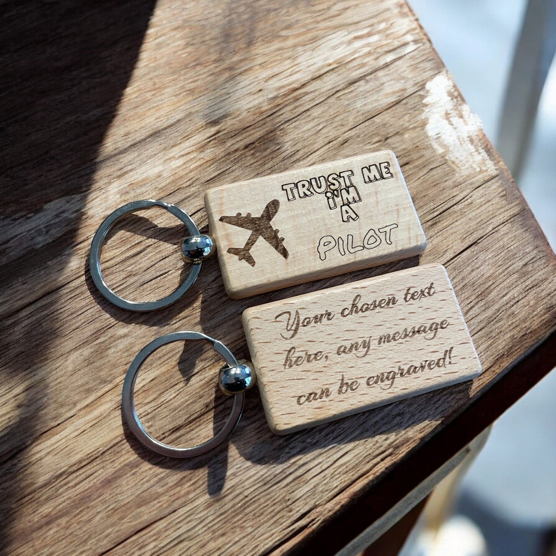 Personalised Pilot Keyring | The Great Gift Idea