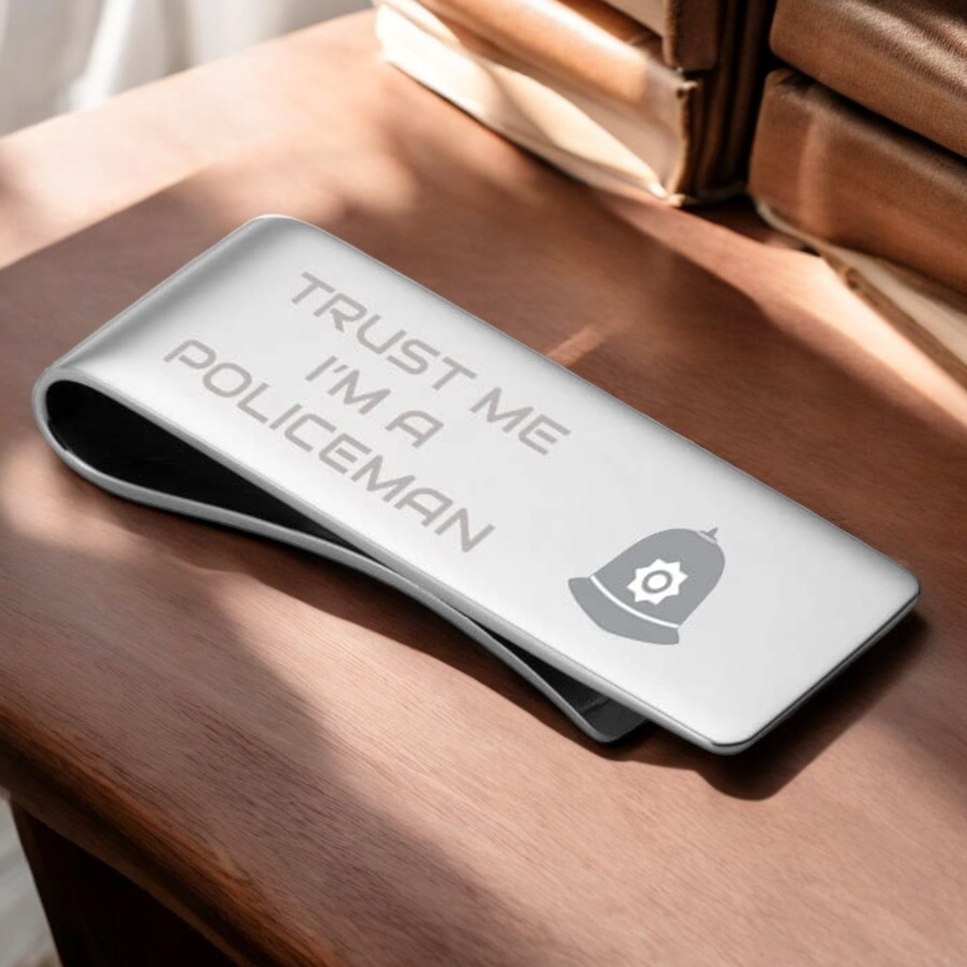 Personalised Policeman Money Clip | The Great Gift Idea