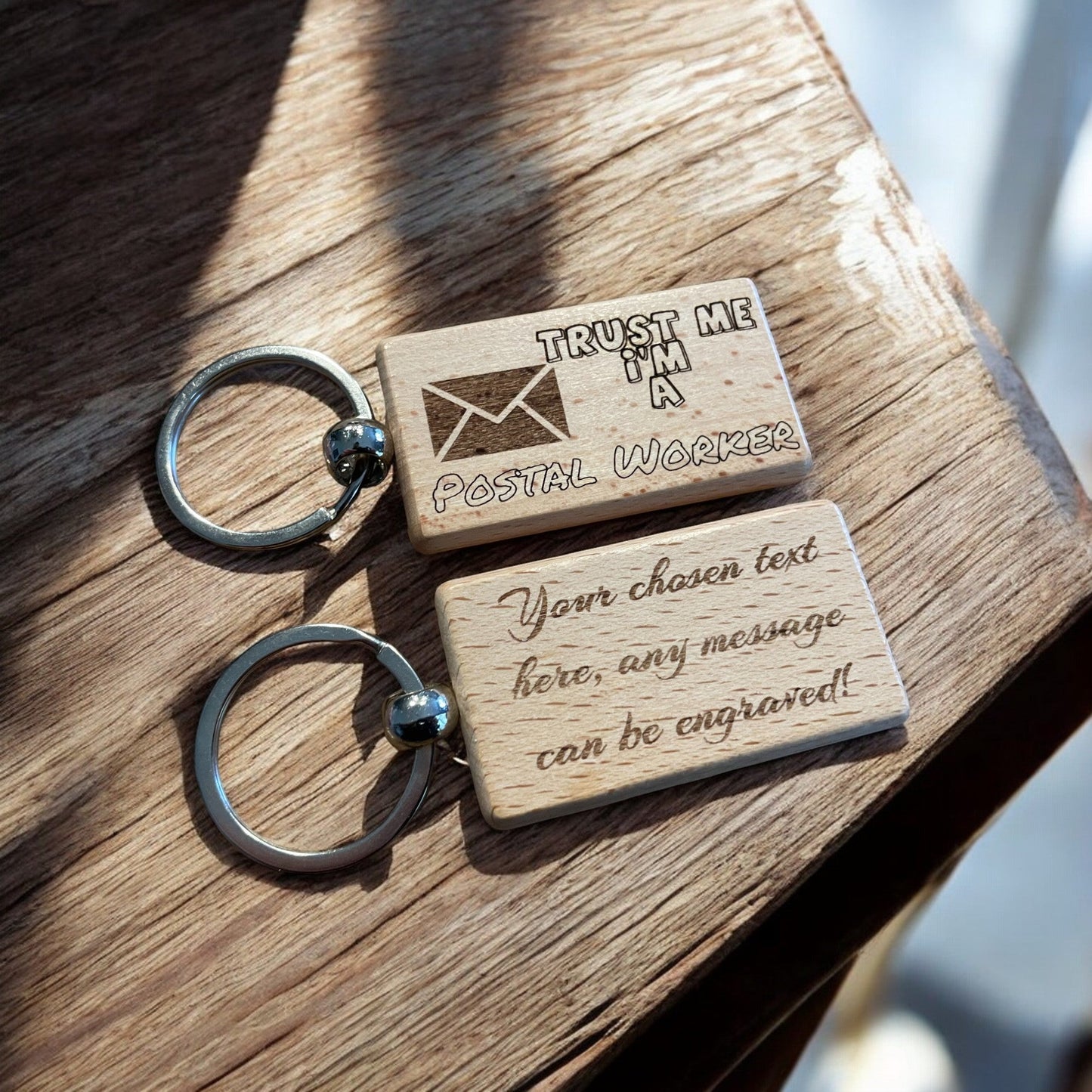 Personalised Postal Worker Keyring | The Great Gift Idea