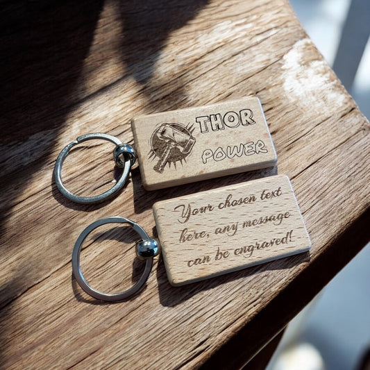 Personalised Thor Hammer Keyring | The Great Gift Idea